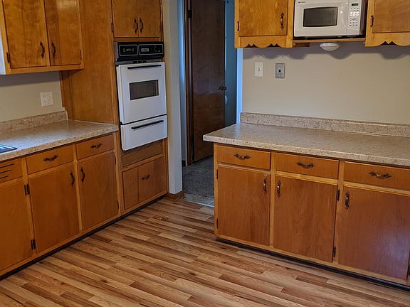 Clean cabinets and appliances