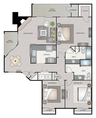 Floor plan C1