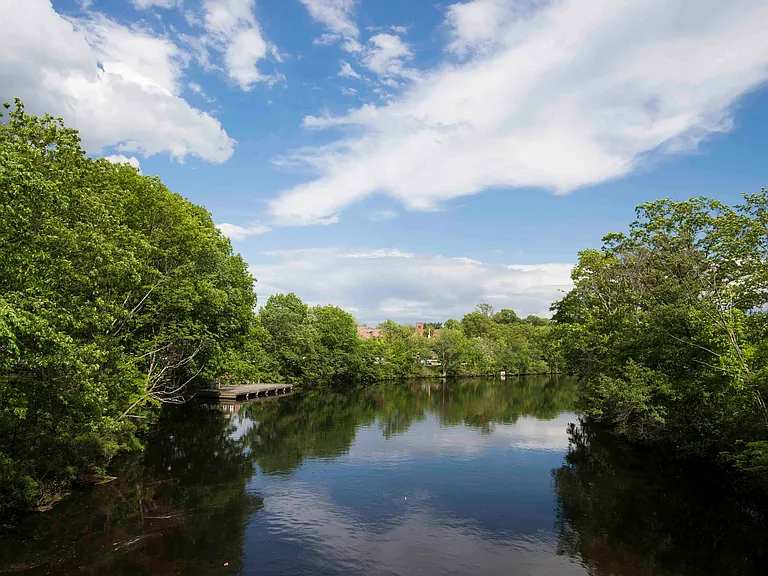 Nearby Charles River Reservation and Charles River Bikepath
