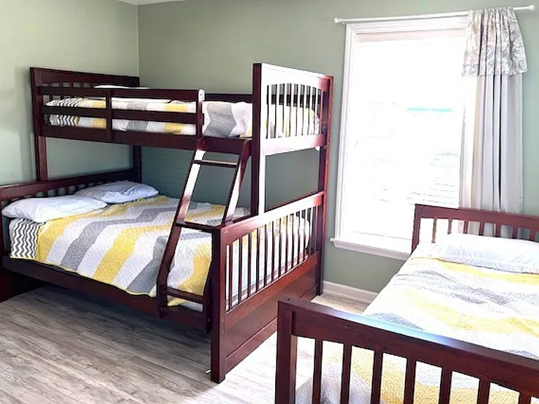 Bunkbed room on second floor - twin over full and a single