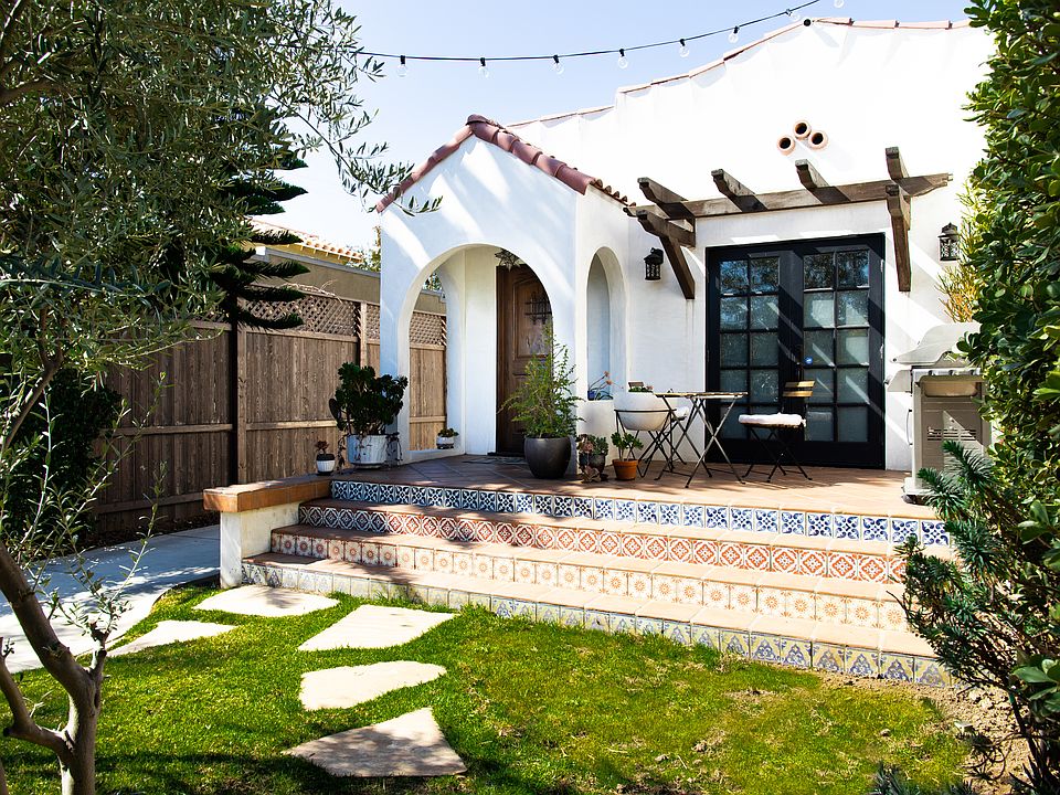 Front yard and front door