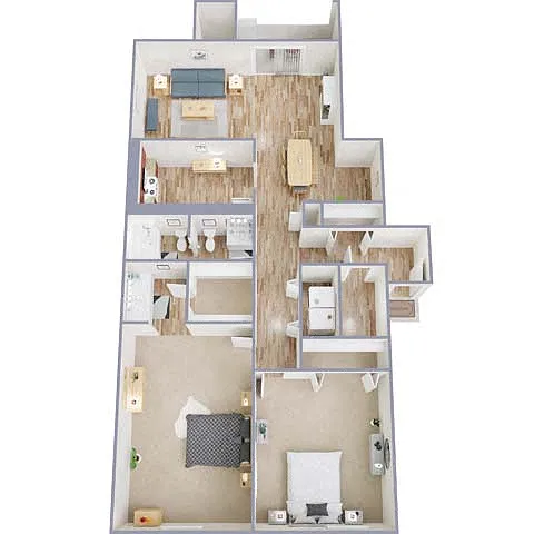 Floor plan Saranac