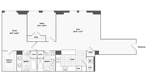 Floor plan Camden