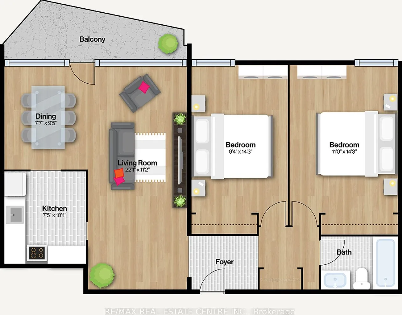 2 bed, $2,225 — Photo 2