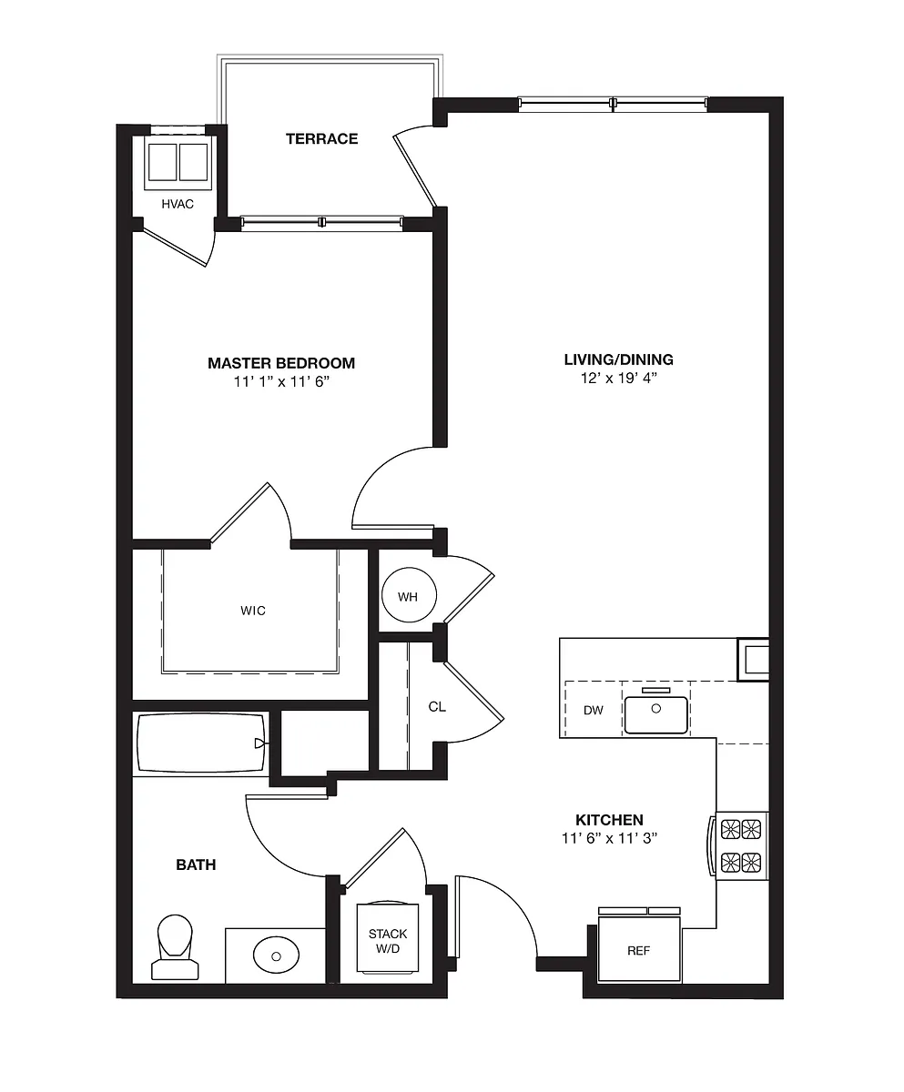 Floor plan Tranquility