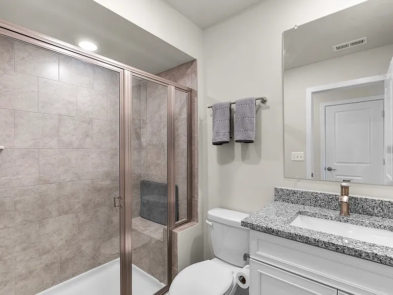 lower level full bathroom