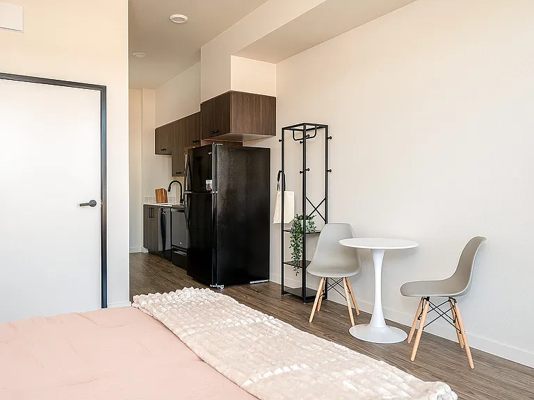 Fully Furnished Studio Floor Plan