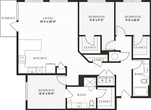 Floor plan C3