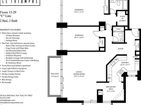 2nd image of 245 E 58th St APT 18C