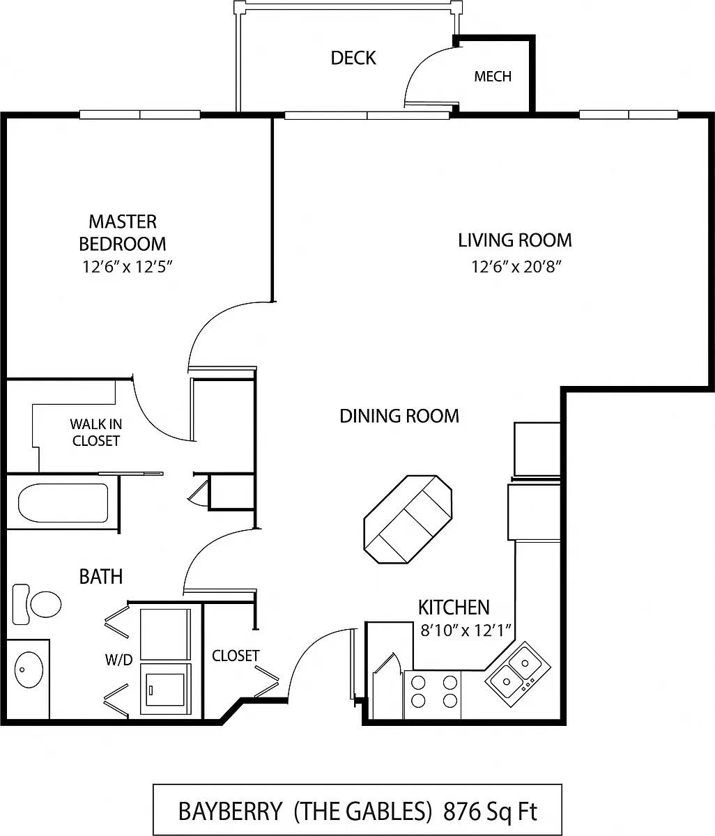 Floor plan Bayberry
