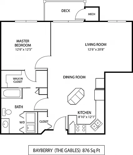 Floor plan Bayberry