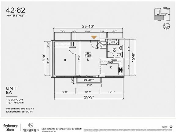 2nd image of 42-62 Hunter St #8