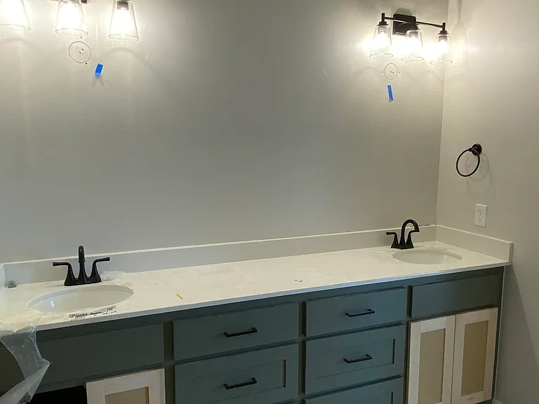Primary Bathroom Double Vanity