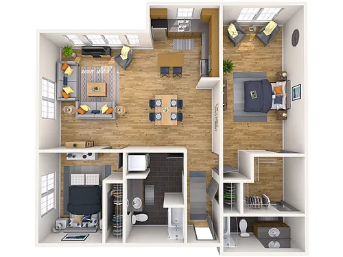 Floor plan B1