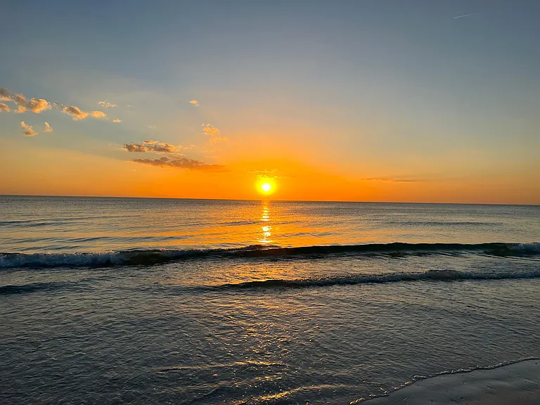 Sunset from Crescent Beach less than 1 mile away.