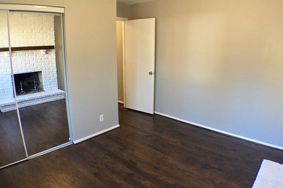 Bedroom #2 includes a fireplace and large closet. Could also be an office.