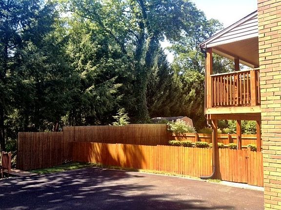 Fenced back yard