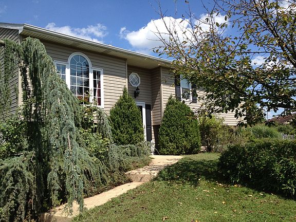 Landscaped front yard