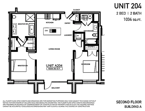 Floor plan A-204