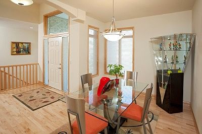 Open entry with formal dining