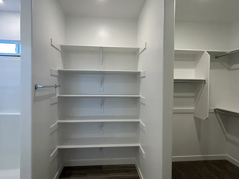 Primary closet