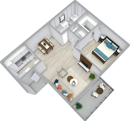 1x1 650 SqFt Renovated 1x1 650 SqFt Renovated