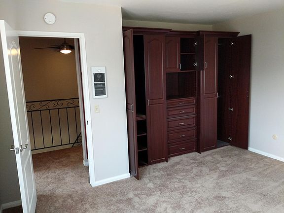 Second Floor: master bedroom with built-in closet