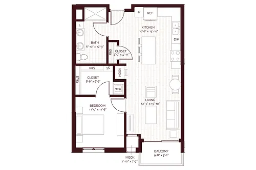 Floor plan Pinot