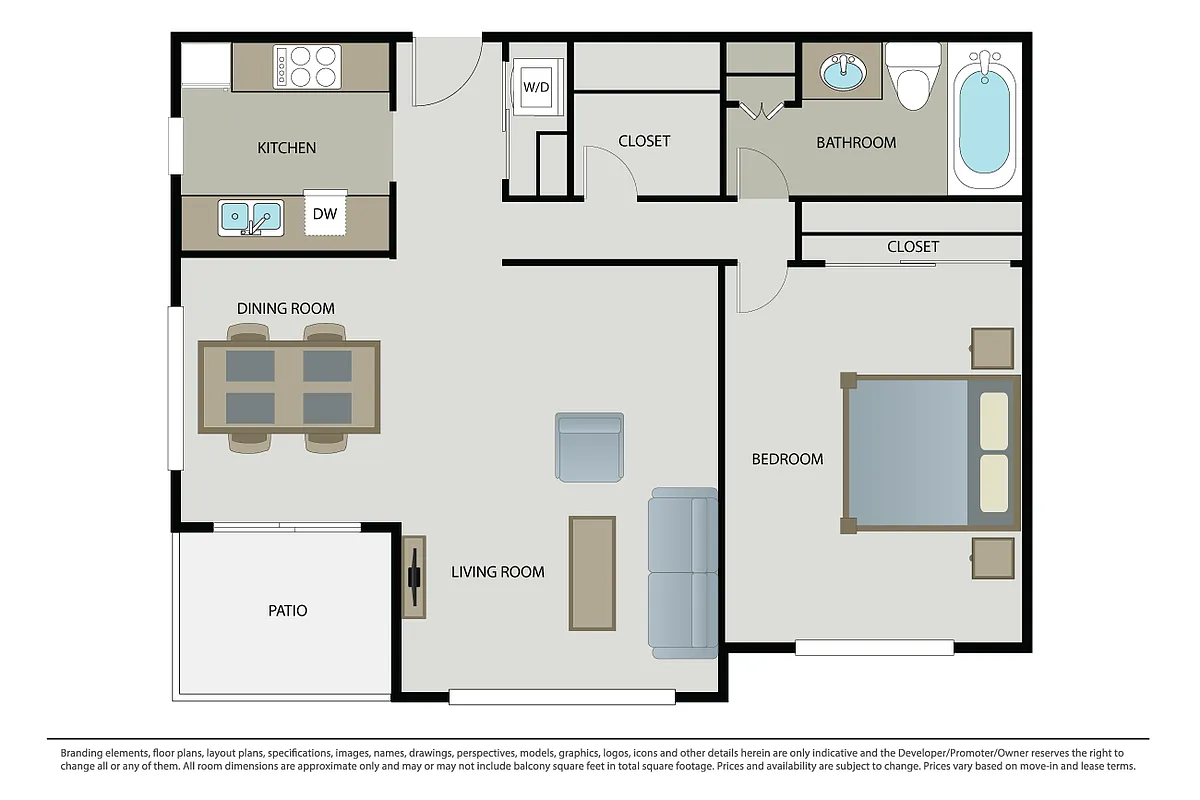 Floor plan Plan 1C