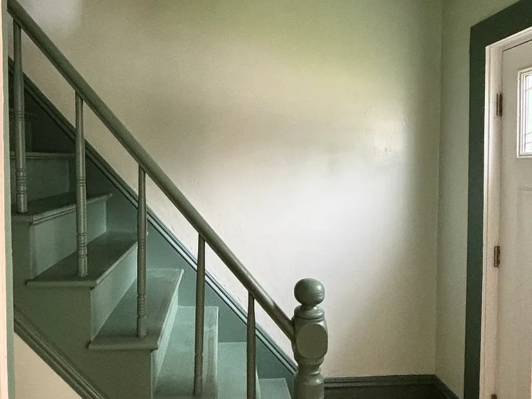historic Finnish stairwell with second door to the outside/non main entrance