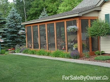 Screen In Porch
						:
						Eat dinner, watch TV enjoy the outdoors with out the bugs