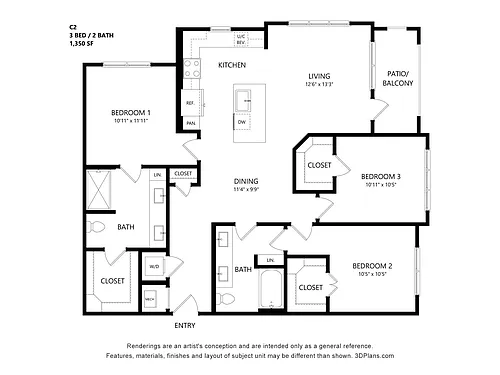 Floor plan C2