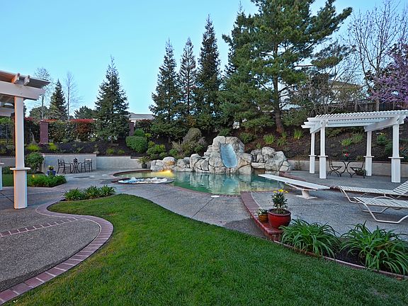 Backyard, Pool & Spa