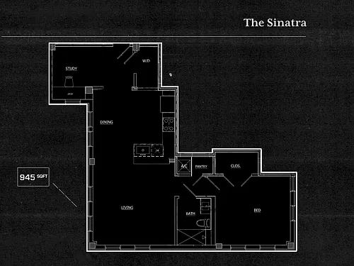 Floor plan 1 Bedroom 1 Bathroom