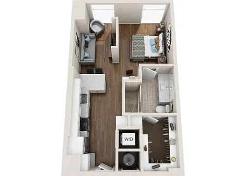 Floor plan Studio E1E