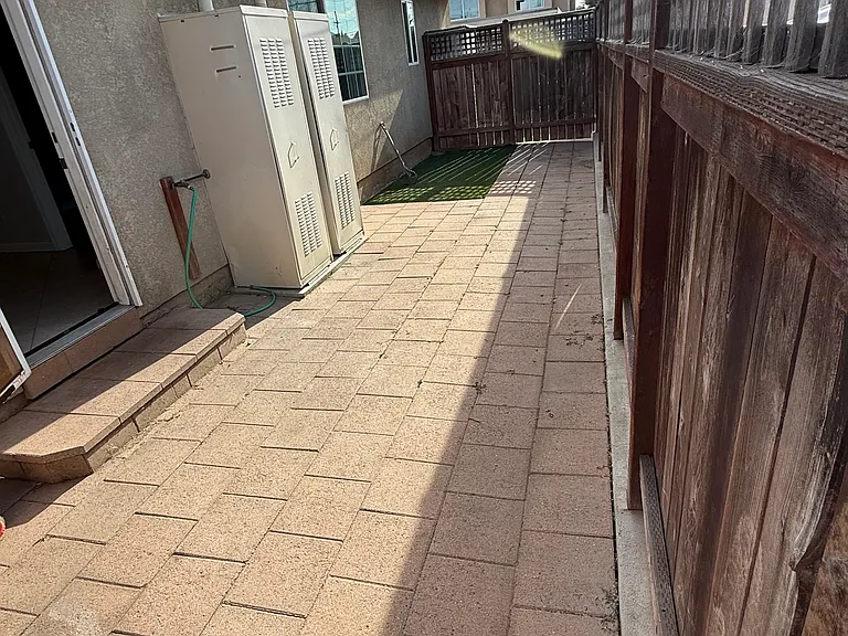 Private backyard - fully fenced in