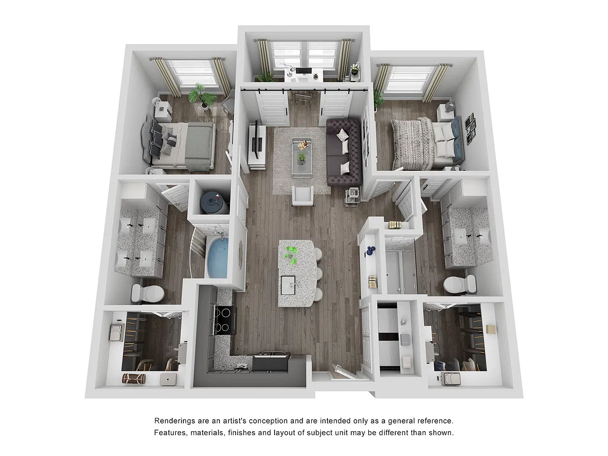 Floor plan B1b