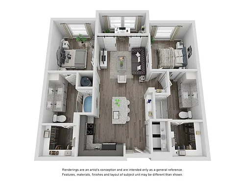 Floor plan B1b
