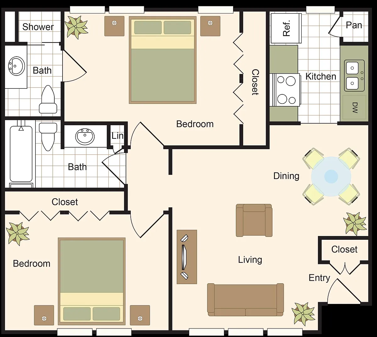 Floor plan B3