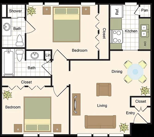 Floor plan B3