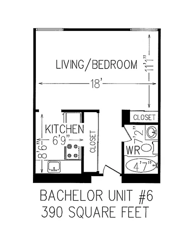 Floor plan Bachelor