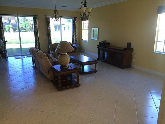Living Room (Before pool - Missing TV.)