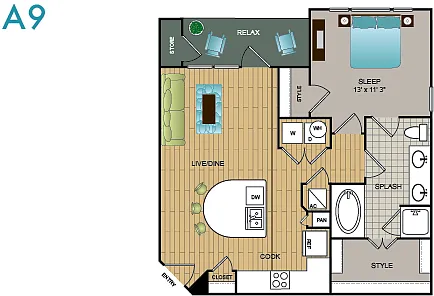 Floor plan A9