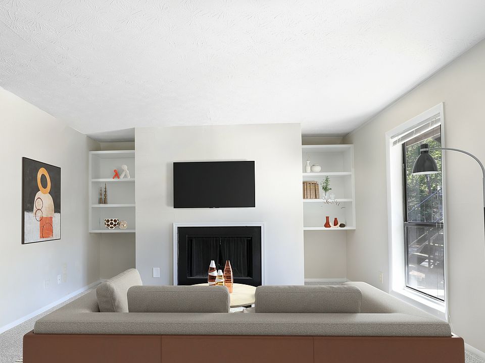 Living Room with Fireplace