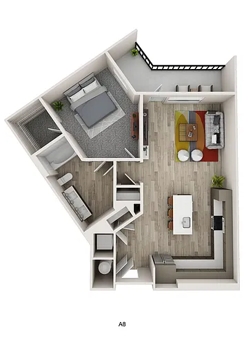 Floor plan A8