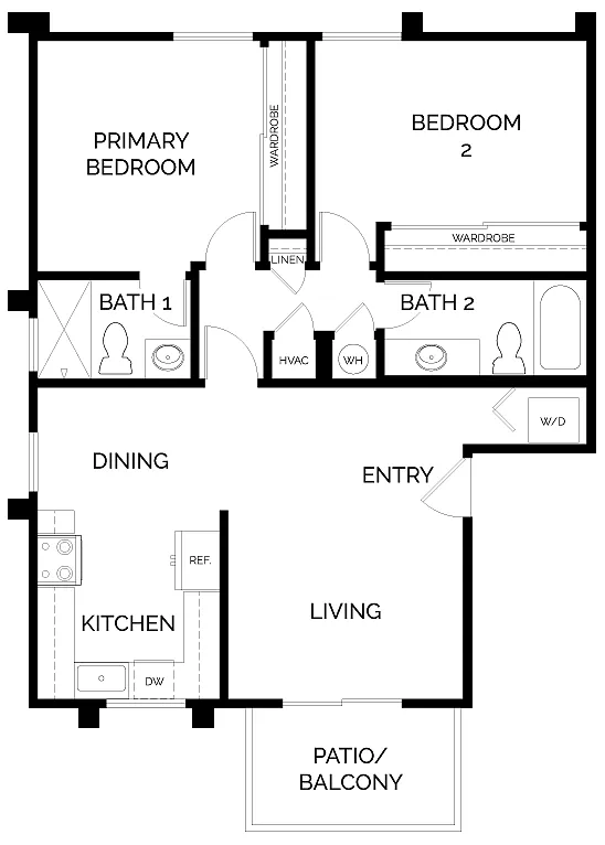 Floor plan Monterey