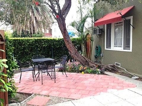 Shared front patio