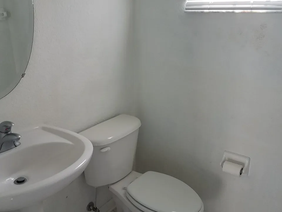 Half bathroom downstairs