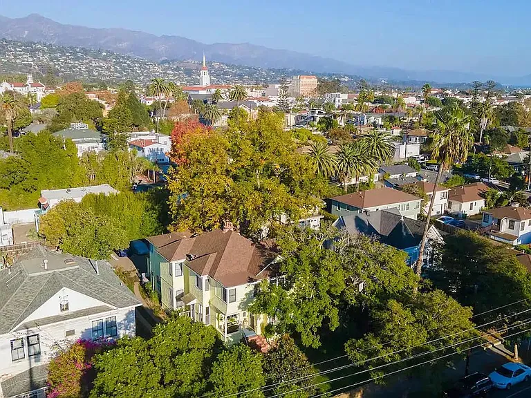 Areal view with Arlington and Granada in background