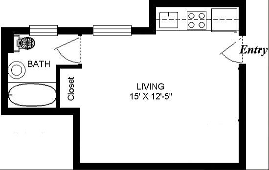 2nd image of 20 W 72nd St #1002B